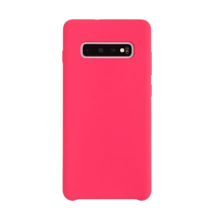 Фото Чехол для Samsung Galaxy S10 Plus бампер CASE Liquid (Ярко-розовый)