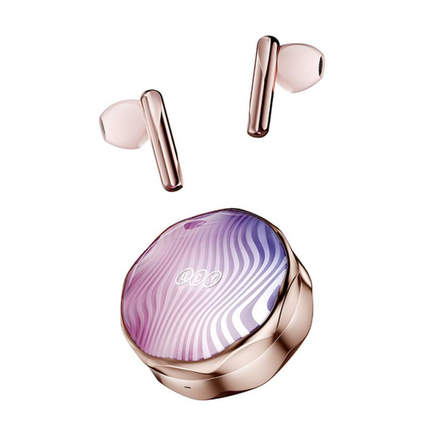 Фото Беспроводные Bluetooth-наушники QCY FairyBuds T21 (розовый)