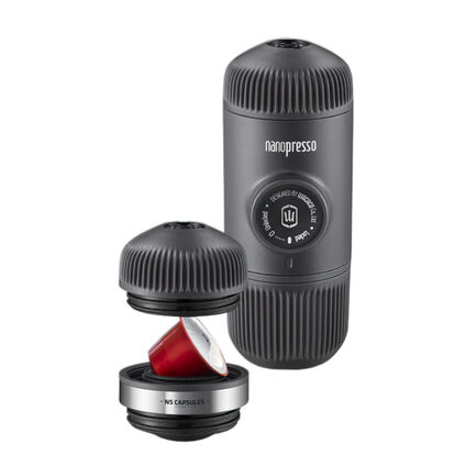 Фото Ручная кофемашина Wacaco Nanopresso с адаптером для капсул (черный)