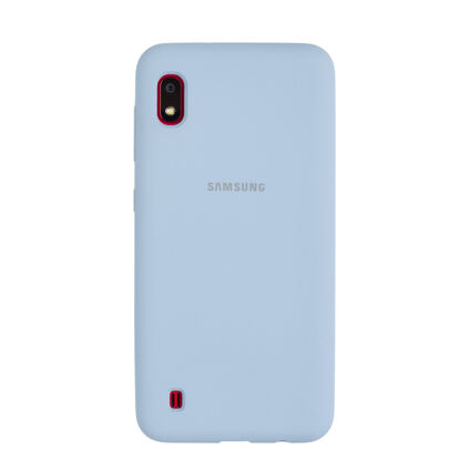 Фото Чехол для Samsung Galaxy A10 бампер EXPERTS Soft touch (Голубой)