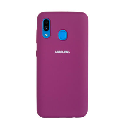 Фото Чехол для Samsung Galaxy A30 бампер EXPERTS Soft touch (Фиолетовый)