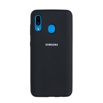 Фото Чехол для Samsung Galaxy A30 бампер EXPERTS Soft touch (Черный)