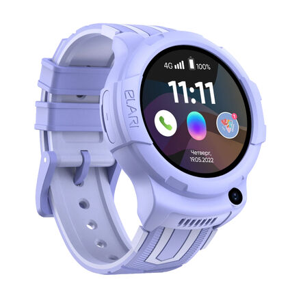 Фото Детские часы Elari KidPhone 4G Wink (сиреневый)