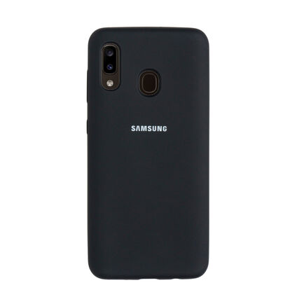 Фото Чехол для Samsung Galaxy A20 бампер EXPERTS Soft touch (Черный)