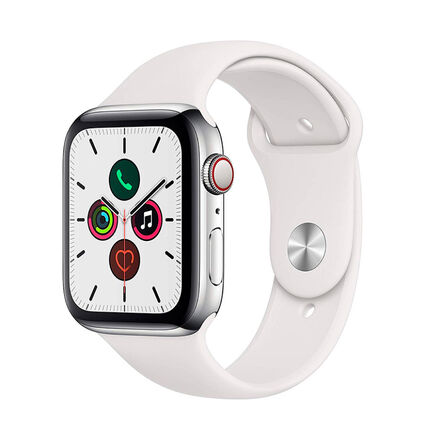 Фото Умные часы Apple Watch Series 5 б/у (Серебро, отличное)