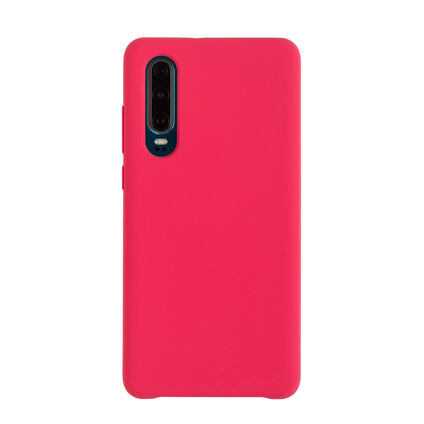 Фото Чехол для Huawei P30 бампер CASE Liquid (Ярко-розовый)