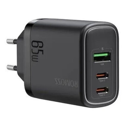 Фото Сетевое зарядное устройство Romoss AC65H 2x USB-C + USB 65W