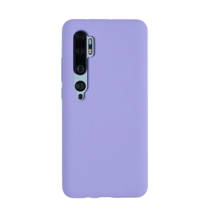 Фото Чехол для Xiaomi Mi Note 10 бампер AT Silicone case (Лиловый)