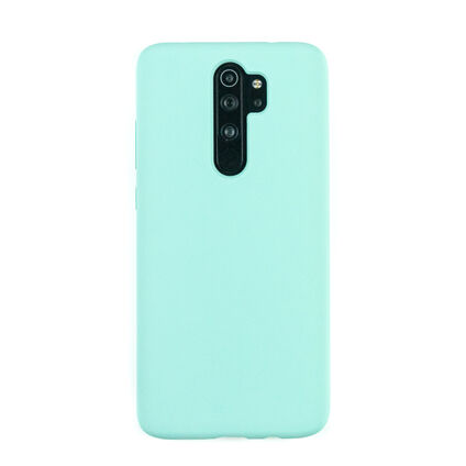 Фото Чехол для Xiaomi Redmi Note 8 PRO бампер AT Silicone case (Бирюзовый)