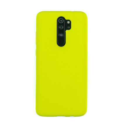 Фото Чехол для Xiaomi Redmi Note 8 PRO бампер AT Silicone case (Желто-зеленый)