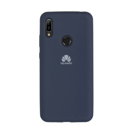 Фото Чехол для Huawei Y6 2019 бампер EXPERTS Soft touch (Темно-синий)