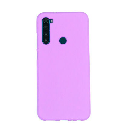 Фото Чехол для Xiaomi Redmi Note 8 бампер AT Silicone case (Светло-фиолетовый)