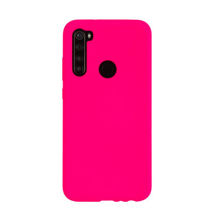 Фото Чехол для Xiaomi Redmi Note 8 бампер AT Silicone case (Розовый)