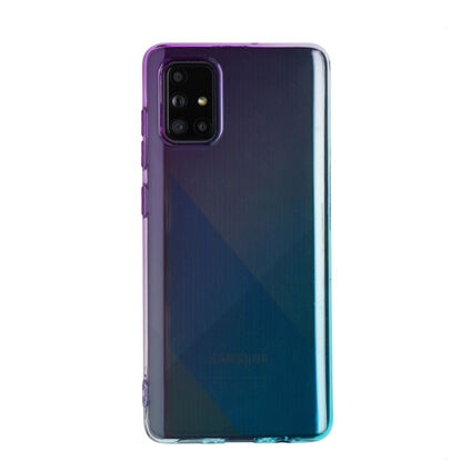 Фото Чехол для Samsung Galaxy A71 бампер CASE Gradient (Сине-фиолетовый)