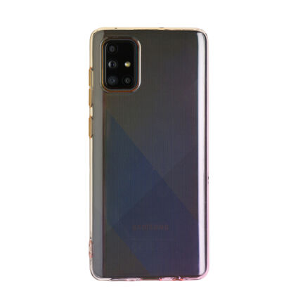 Фото Чехол для Samsung Galaxy A71 бампер CASE Gradient (Розовое золото)
