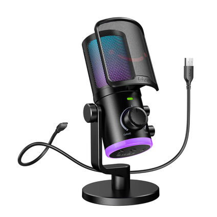 Фото Конденсаторный микрофон Fifine AmpliGame AM6 Condenser Mic USB