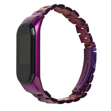 Фото Ремешок для Xiaomi Mi Smart Band 4 Stainless (Фиолетовый)