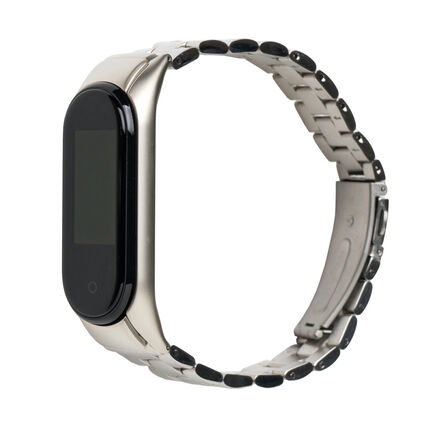 Фото Ремешок для Xiaomi Mi Smart Band 4 Stainless (Серебристый)