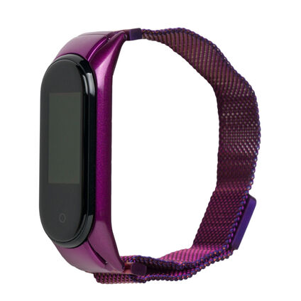 Фото Ремешок для Xiaomi Mi Smart Band 4 Magnetic (Фиолетовый)