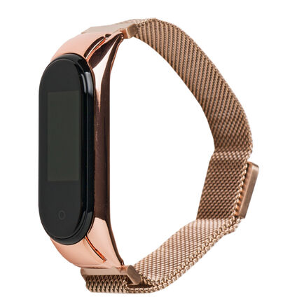 Фото Ремешок для Xiaomi Mi Smart Band 4 Magnetic (Розовое золото)