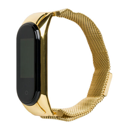 Фото Ремешок для Xiaomi Mi Smart Band 4 Magnetic (Золотой)