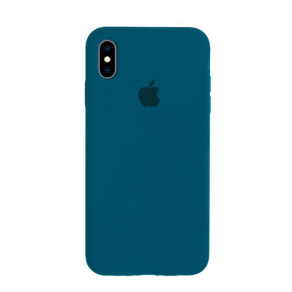 Фото Чехол для Apple iPhone XS Max  бампер EXPERTS Soft touch (Темно-синий)