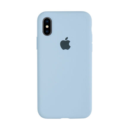 Фото Чехол для Apple iPhone X/XS бампер EXPERTS Soft touch (Голубой)