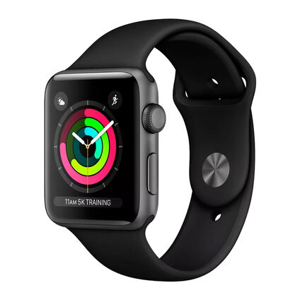Фото Умные часы Apple Watch Series 3 38мм б/у (Серый, отличное)