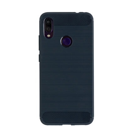 Фото Чехол для Xiaomi Redmi Note 7 бампер CASE Brush (Синий)