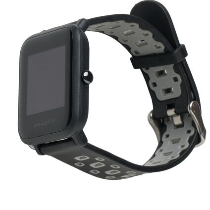 Фото Ремешок для Amazfit Bip (Черно-серый)