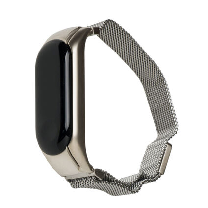 Фото Металлический ремешок для Xiaomi Mi Band 3 Magnetic (Серебристый)