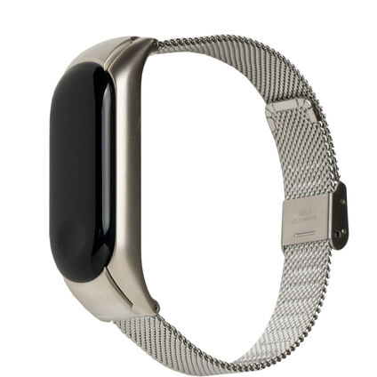 Фото Металлический ремешок для Xiaomi Mi Band 3 Stainless Grid (Розовое золото)