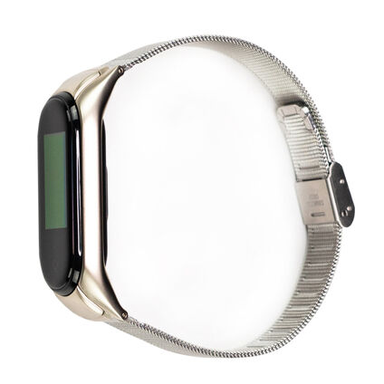 Фото Ремешок для Xiaomi Mi Band 3 Stainless Grid (Серебристый)