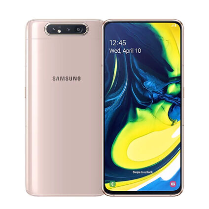 Фото Смартфон Samsung Galaxy A80 б/у (8/128 Золотой, хорошее состояние)