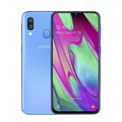 Фото Смартфон Samsung Galaxy A40 б/у (4/64 Синий, хорошее состояние)