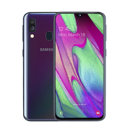 Фото Смартфон Samsung Galaxy A40 б/у (4/64 Черный, отличное состояние)