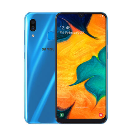 Фото Смартфон Samsung Galaxy A30 б/у (4/64 Синий, отличное состояние)