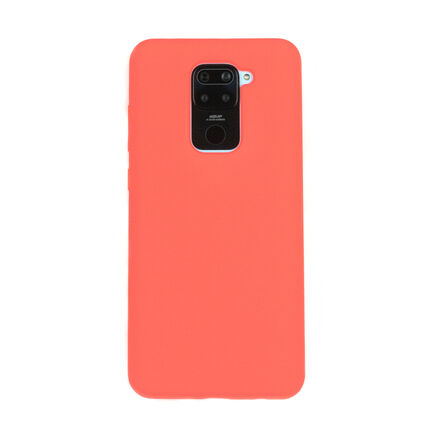 Фото Чехол для Xiaomi Redmi Note 9 бампер AT Silicone case (Коралловый)