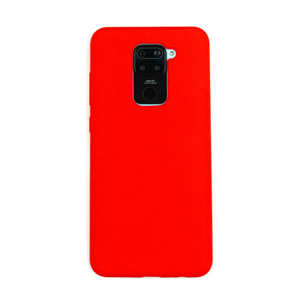 Фото Чехол для Xiaomi Redmi Note 9 бампер AT Silicone case (Красный)