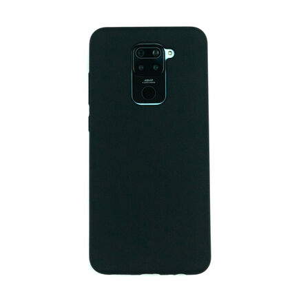 Фото Чехол для Xiaomi Redmi Note 9 бампер AT Silicone case (Черный)