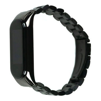 Фото Ремешок для Xiaomi Mi Band 5 Stainless (Черный)