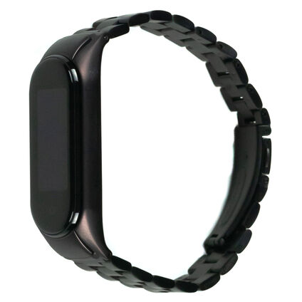 Фото Ремешок для Xiaomi Mi Band 5 Stainless (Черный матовый)