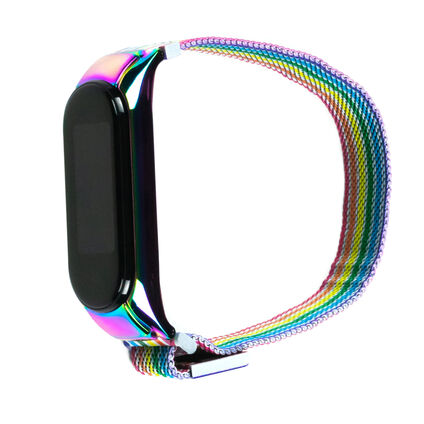 Фото Ремешок для Xiaomi Mi Band 5 Magnetic (Радужный)