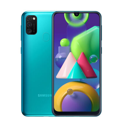 Фото Смартфон Samsung Galaxy M21 б/у (4/64 Бирюзовый, отличное состояние)