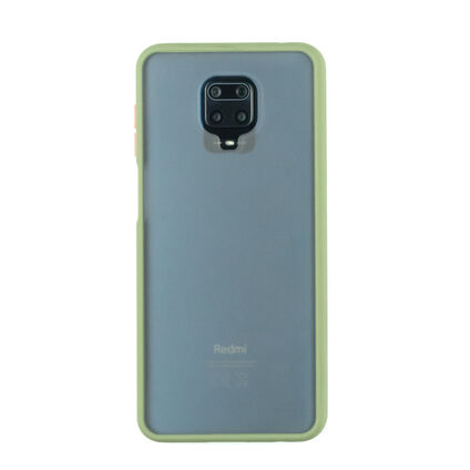 Фото Чехол для Xiaomi Redmi Note 9S/9 Pro бампер AT Frosted case (Хаки)