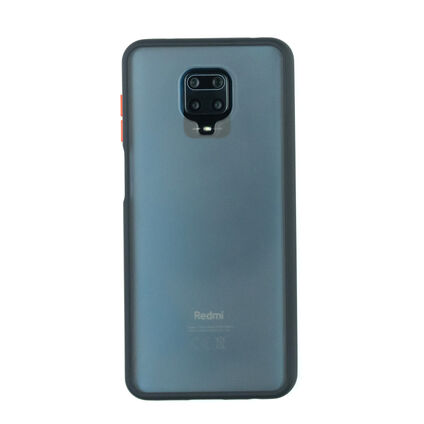 Фото Чехол для Xiaomi Redmi Note 9S/9 Pro бампер AT Frosted case (Черный)