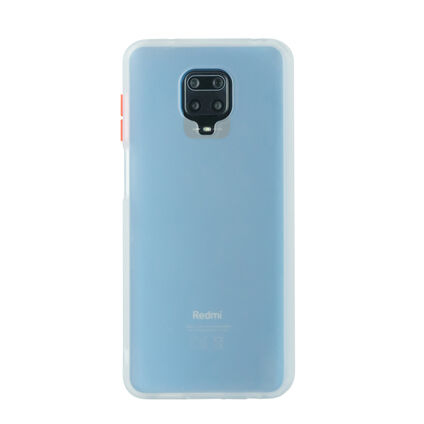 Фото Чехол для Xiaomi Redmi Note 9S/9 Pro бампер AT Frosted case (Белый)