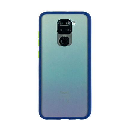 Фото  Чехол для Xiaomi Redmi Note 9 бампер AT Frosted case (Синий)