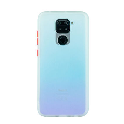Фото Чехол для Xiaomi Redmi Note 9 бампер AT Frosted case (Белый)