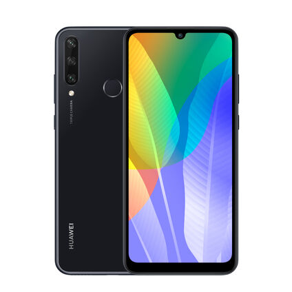 Фото Смартфон Huawei Y6p б/у (4/64 Полночный черный, отличное состояние)